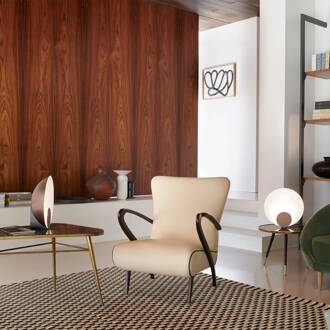 Siro LED tafellamp dimbaar Ø 45 cm Bronz bronz, wit