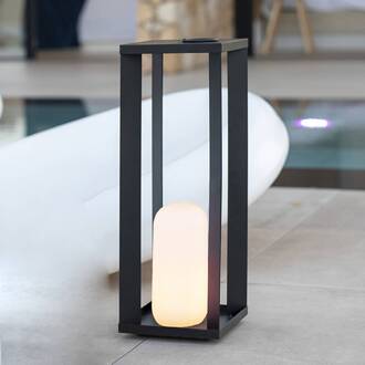 Siroco LED terraslamp, hoogte 50 cm zwart, wit