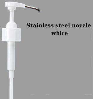 Siroop Fles Druk Nozzle Werking Hoofd Huishouden Handleiding Plastic Druk Nozzle Essentiële Push-In Artefact Keuken Benodigdheden Metal wit