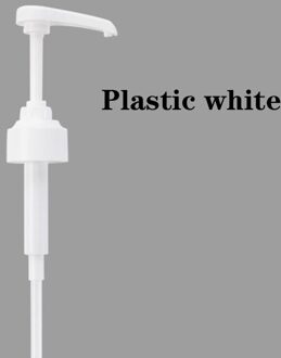 Siroop Fles Druk Nozzle Werking Hoofd Huishouden Handleiding Plastic Druk Nozzle Essentiële Push-In Artefact Keuken Benodigdheden plastic wit