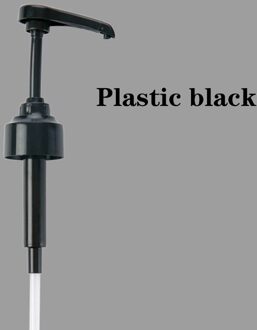 Siroop Fles Druk Nozzle Werking Hoofd Huishouden Handleiding Plastic Druk Nozzle Essentiële Push-In Artefact Keuken Benodigdheden plastic zwart