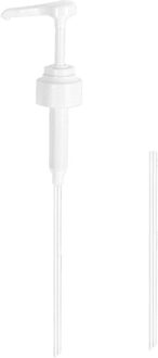 Siroop Fles Nozzle Druk Olie Spuit Huishouden/Pomp Push Hand Type Druk Plastic-Pomp Keuken Accessoires Benodigdheden wit