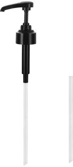 Siroop Fles Nozzle Druk Olie Spuit Huishouden/Pomp Push Hand Type Druk Plastic-Pomp Keuken Accessoires Benodigdheden zwart