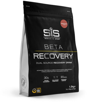 SIS Beta Fuel Recovery Chocolade 1.5kg zwart