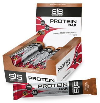 SIS Proteine Reep Melk Chocolade & Noten 12x64g bruin - ONE-SIZE