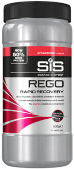 SIS Rego Rapid Recovery Aardbei 500g Eiwit zilver - 500-G