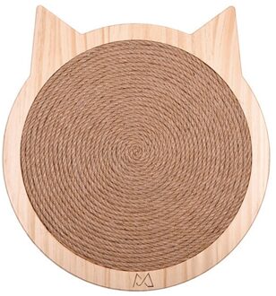 Sisal Kat Scratcher Board Krabpaal Mat Wandmontage Scratcher Pad Met Zuignap Speelgoed Kat Klauwen Zorg Speelgoed