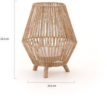 Sisine tafellamp led oplaadbaar dimbaar ø 25,5cm (h: 32,5cm) - Laagste prijsgarantie! Taupe