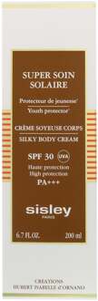 Sisley Super Soin Solaire Crème Soyeuse Corps - SPF30 - 200 ml - Zonnebrandcrème