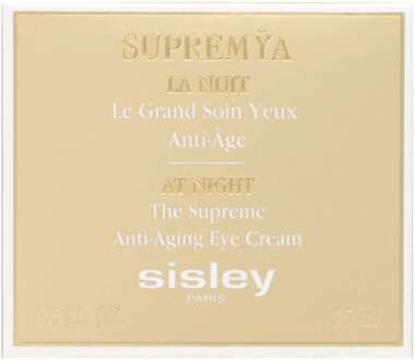 Sisley Supremÿa 's Nachts Oogcrème - Geavanceerde Antiverouderingsbehandeling voor de Ogen - One Size