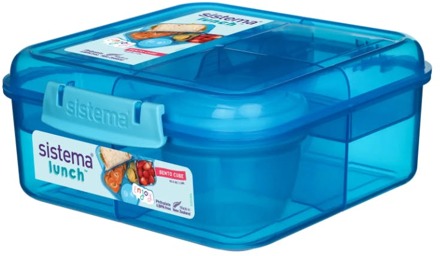 Sistema Keukengerei Sistema Bento Cube Lunch 1,25 L Blue 1 st