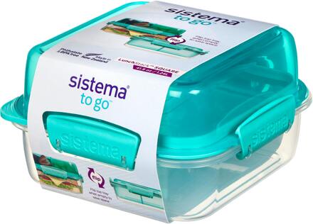 Sistema Keukengerei Sistema Lunch Stack To Go Square 1240 ml