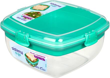Sistema Keukengerei Sistema Salad & Sandwich To Go 1630 ml