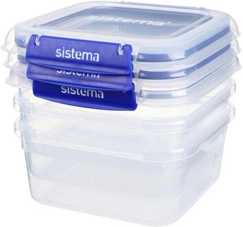 Sistema Keukengerei Sistema Square Klip It Plus 1,15 L 3 st