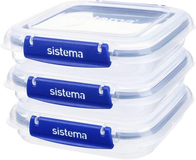 Sistema Keukengerei Sistema Square Klip It Plus 520 ml 3 st