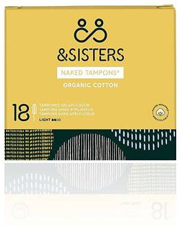 &Sisters Naked Tampons - Light 18