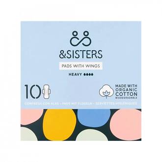 &Sisters Pads with wings - Heavy/Night 10