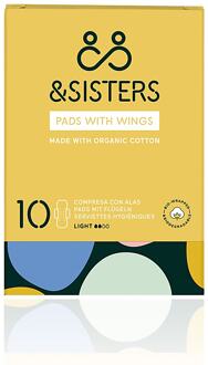 &Sisters Pads with wings - Light 10