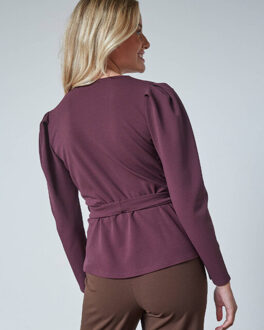 Sisters Point Blouse lange mouw 15886 nasa-ls Bordeaux - S