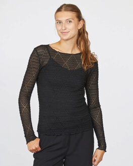 Sisters Point Blouse lange mouw 18101 velka-ls Zwart