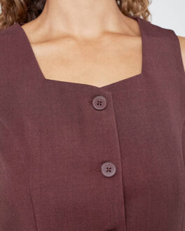 Sisters Point Gilet 19375 gema-ve1 Bordeaux - M