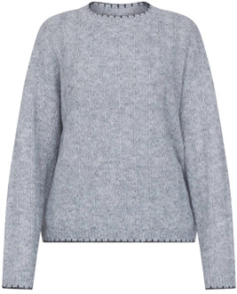 Sisters Point Stijlvolle Pullover Sisters Point , Gray , Dames - Xl,M,S