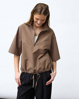 Sisters Point Top korte mouw 19826 elias-ss Bruin - L