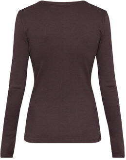 Sisters Point Top lange mouw 15797 eike-ls Bruin - XL