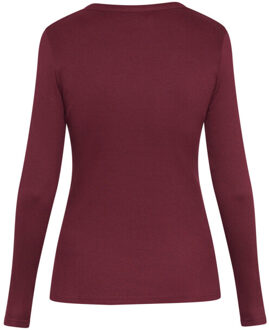 Sisters Point Top lange mouw 15797 eike-ls - maat XL Bordeaux