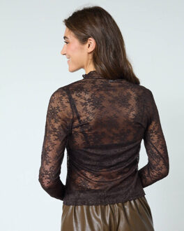 Sisters Point Top lange mouw 19397 edana-ls Bruin