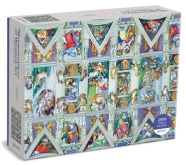 Sistine Chapel Ceiling Meowsterpiece Of Western Art 2000 Piece Puzzle -  Galison (ISBN: 9780735369726)