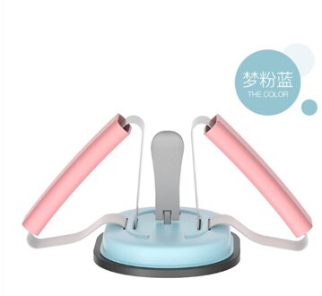 Sit Ups Assistent Apparaat Fitness Spier Training Inklapbare Draagbare Assist Home Gym Fitness Apparatuur Sit-Ups Gratis Masker roze blauw