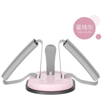 Sit Ups Assistent Apparaat Fitness Spier Training Inklapbare Draagbare Assist Home Gym Fitness Apparatuur Sit-Ups Gratis Masker roze grijs