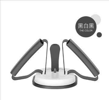 Sit Ups Assistent Apparaat Fitness Spier Training Inklapbare Draagbare Assist Home Gym Fitness Apparatuur Sit-Ups Gratis Masker zwart wit