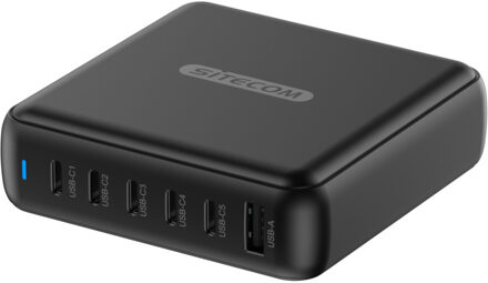 Sitecom 200W GaN Power Delivery Desk Charger Oplader