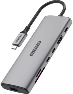 Sitecom 7 in 1 USB-C Power Delivery Multiport Adapter Dockingstation