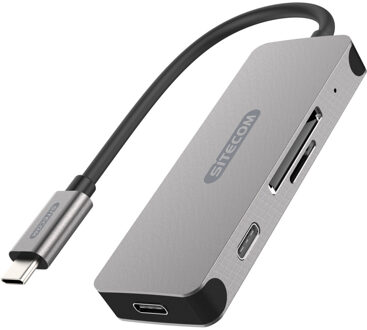 Sitecom CN-406 USB-C Hub & kaartlezer