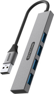Sitecom USB-A naar 4x USB-A Tiny Hub USB-hub