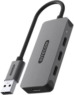 Sitecom USB-A naar 4x USB-C hub USB-hub