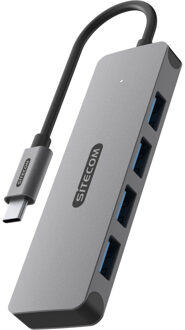 Sitecom USB-C naar 4x USB-A Hub USB-hub