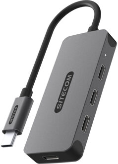 Sitecom USB-C naar 4x USB-C 10 Gbps Power Delivery Hub USB-hub