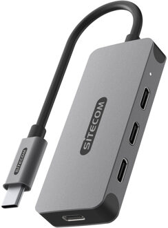 Sitecom USB-C naar 4x USB-C hub USB-hub