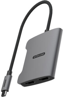 Sitecom USB-C naar dual HDMI adapter Adapter