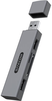 Sitecom USB-Stick kaartlezer met 2x USB Kaartlezer