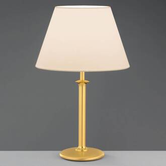 Sits-tafellamp Royce 44 cm crème messing mat, messing blank, crème