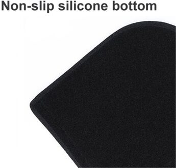 Sj Antislip Auto Inner Auto Dashboard Cover Dashmat Pad Tapijt Zonnescherm Dash Board Cover Fit Voor Peugeot 307 2004 2005 2006 zwart