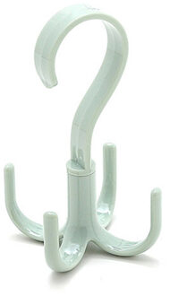 Sjaal Hanger Riem Zak Plastic S Haak Vier-Klauw Draaibare Magazijnstelling Hanger Opknoping Krachtige Vlees Huis Keuken Pot pan Hanger groen