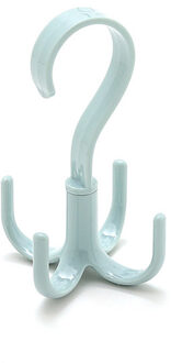 Sjaal Hanger Riem Zak Plastic Vier-Klauw Haak Multifunctionele Roterende Vier-Klauw Haak Hoed Tie Rack drogen Schoenenrek Opbergrek 02