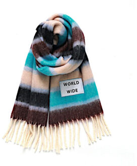 Sjaal nvtd038 world wide Veelkleurig - One size