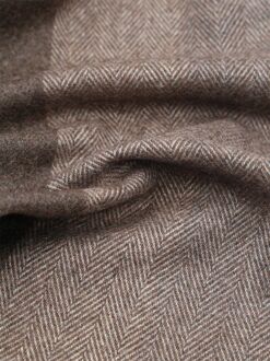 Sjaal Softfeel Herringbone Bruin - Taupe